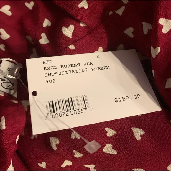 Rails Koreen Hearts Wrap Dress. PRICE FIRM. - Picture 13 of 14